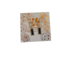 white paper hanging display card clips earing paper  card holder